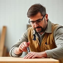 Skilled craftsman at work at RCI Integrated Construction One