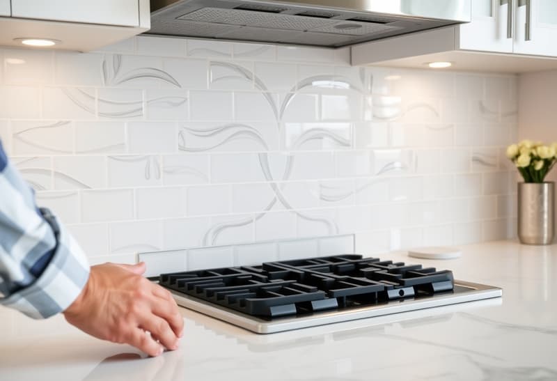 Elegant kitchen backsplash installation in Sacramento